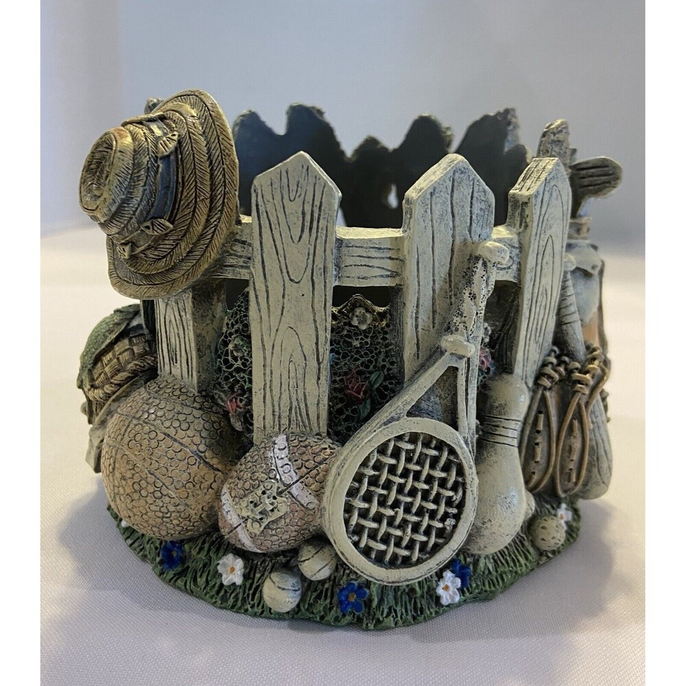 Sports Candle Holder Designed by TCR. Multiple Sport Themes. W/Candle.